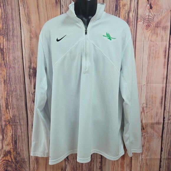 Nike Dri-Fit North Texas Mean Green Quarter-Zip Pullover XXL - Picture 1 of 11